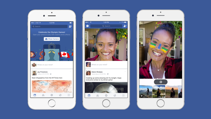 Facebook Testing MSQRD Selfie Lenses within Facebook for Olympics | Social Media Today