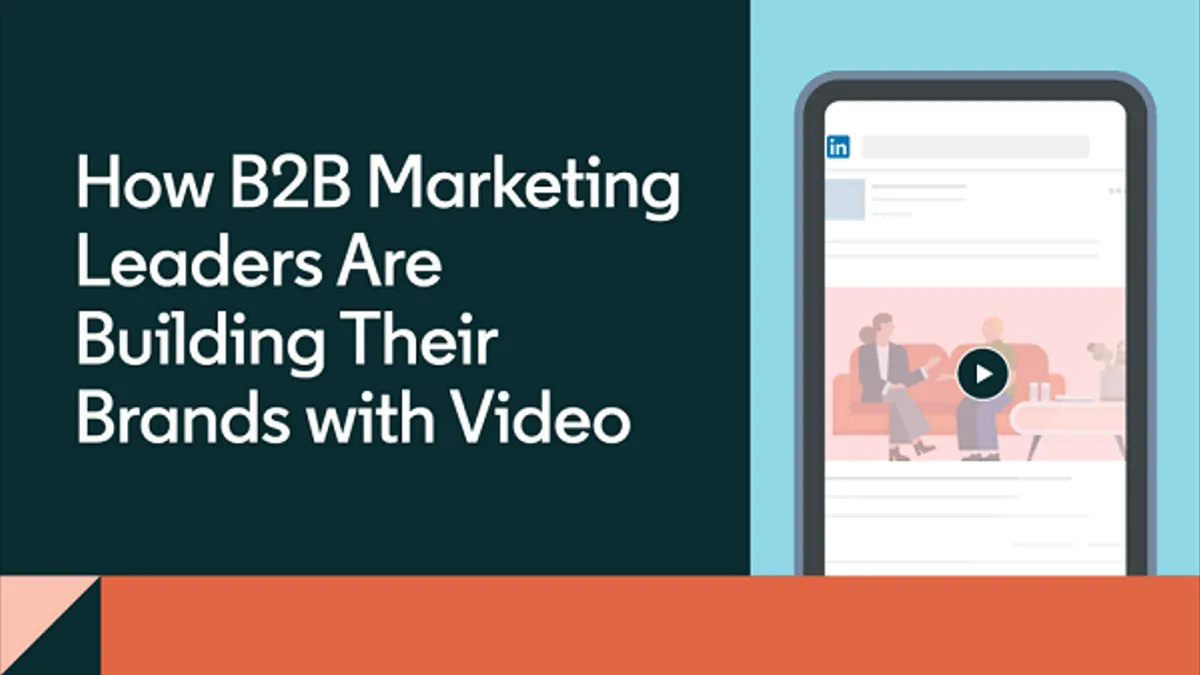 LinkedIn B2B video infographic