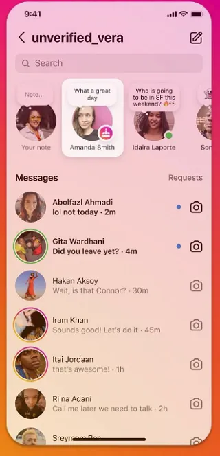 Instagram messaging update