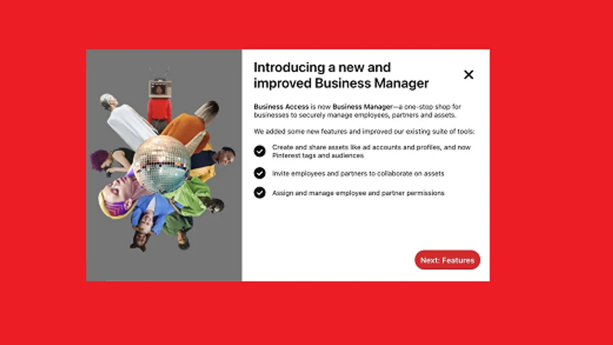 Pinterest Business Manager update